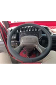 DİKİŞLİ DİREKSİYON KILIFI DAMARLI SİYAH DERİ SİYAH DİKİŞLİ ISUZU NPR İÇİN - 3