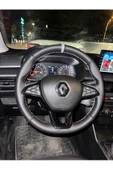 DİKİŞLİ DİREKSİYON KILIFI NOKTALI DAMARLI GRİ YÜZÜK GRİ DİKİŞ RENAULT TALİANT İÇİN - 2