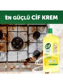 Cif Krem Yüzey Temizleyici Limon Kokulu Yağ ve Kireç Sökücü Leke Çıkarıcı 1500 ML - 3