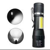 Wuben Wb-017 Zoomlu Şarjlı Cob Led Güçlü El Feneri thumbnail 1