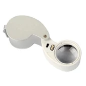 Mini 40x25mm Takı Büyüteç, Cep Büyüteç, Teftiş, Elmas Pullar, Madeni Kontrol Lup Mg21011 thumbnail 5