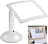 3x 360 Derece Döndürme Ekranlı, Çok Fonksiyonlu Masaüstü Büyüteç 3x - 7