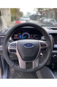 DİKİŞLİ DİREKSİYON KILIFI İTHAL SİYAH/NOKTALI GRİ DİKİŞLİ FORD RANGER - 1