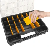 Slim Organizer Takım Çantası Ayarlanabilir 23 Bölmeli Vida Kutusu - 3