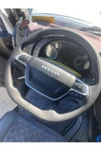 DİKİŞLİ DİREKSİYON KILIFI SİYAH- GRİ DİKİŞLİ IVECO TIR KAMYON İÇİN - 2