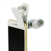 Evrensel Led Işıklı Mini Cep Mikroskobu, Tüm Kameralı Telefonlar Için No:9882w - 5