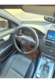 DİKİŞLİ DİREKSİYON KILIFI İTHAL SİYAH DERİ NOKTALI DERİ SİYAH DİKİŞLİ MERCEDES C180 İÇİN - 1