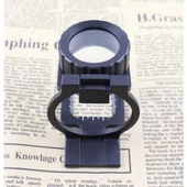 Tekstilciler Için  Kumaş Kontrolü Büyüteç,katlanan, Metal 15x Büyütme thumbnail 3