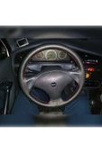 DİKİŞLİ DİREKSİYON KILIFI SİYAH DERİ KIRMIZI DİKİŞLİ FIAT PALİO İÇİN thumbnail 1