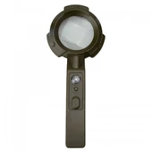 7 Led Aydınlatma,fener,pusula,4x Büyütme Okuma Büyüteç  Th600557 - 3