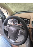 DİKİŞLİ DİREKSİYON KILIFI SİYAH DERİ KAHVE DİKİŞLİ OPEL MOKKA İÇİN - 3
