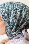 Paisley Desenli Soft Pamuk Eşarp Kestane - 4