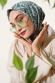 Paisley Desenli Soft Pamuk Eşarp Kestane - 1