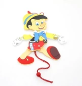 Ahşap Salanan Pinokyo Figürü Alk1196 - 1