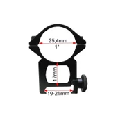 Çift Vidalı 22 Mm  Dürbün Montaj Ayağı - 2