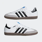Adidas Samba B75806 Unisex Spor Ayakkabı Beyaz Siyah - 8