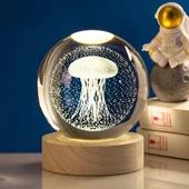 Deniz Anası Işıklı Cam Küre thumbnail 1