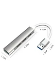 Usb Çoğaltıcı Adaptör Usb 3.0 Çoklu Bağlantı Noktalı Dağıtıcı Seyahat Dock Laptop Pc N - 2
