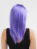 Lila Renk Uzun Düz Parti Peruğu thumbnail 2