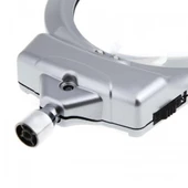 2.5x90 Mm 5x24 Mm Büyüteç, Mandallı Metal Hortumlu Masa Üstü Büyüteç thumbnail 7