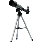 50x360 Mini Teleskop Kara Uzay Teleskobu Aliminyum Gövde Tripodlu thumbnail 7