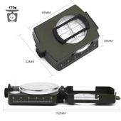 Çok Fonksiyonlu Profesyonel Askeri Pusula thumbnail 4