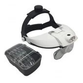 5 Mercekli Çok Fonksiyonlu, Başlık Tip Işıklı Büyüteç 81001h thumbnail 2