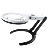 2x5x120mm   10 Ledli  Masaüstü Büyüteç - 4