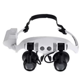 Kuyumcu,saat Onarım Için 10x15x20x25x Mercekli Gözlük Büyüteç9892g3a - 7