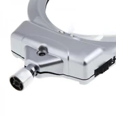 2.5x130 Mm 5x24 Mm Led Aydınlatmalı Büyüteç,masa Üstü Metal Hortum Mandallımg15124c thumbnail 5