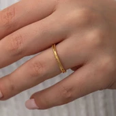 Gümüş Gold Ajda Kadın Yüzük  SL7354 thumbnail 5