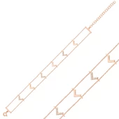 Gümüş Rose V Bayan Bileklik SL1544 thumbnail 1