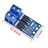 15A 400W Pwm Kontrollü Mosfet Anahtarlama Kartı Motor LED Selonoid thumbnail 7
