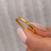 Gümüş Gold Ajda Kadın Yüzük  SL7354 thumbnail 2