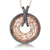 Gümüş Nur Suresi Bayan Kolye SL1877 - 1