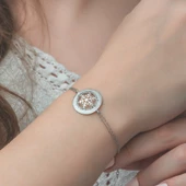 Gümüş Kar Tanesi Bayan Bileklik  SL2040 thumbnail 2