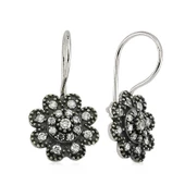 Gümüş Sallantılı Çiçek Küpe SL2112 - 1