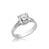 Gümüş Tek Taş Bayan Yüzük  SL2665 thumbnail 2