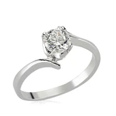 Gümüş Tek Taş Bayan Yüzük  SL2590 thumbnail 2