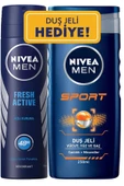 Nivea Deodorant Bay Fresh Active 150ml + Sport Duş Jeli 250ml - 1