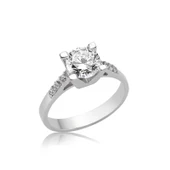 Gümüş Tek Taş Bayan Yüzük  SL2665 thumbnail 1