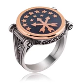 Gümüş Çerkes Bayrağı Erkek Yüzük  SL2541 thumbnail 2