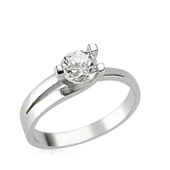 Gümüş Tek Taş Bayan Yüzük  SL2595 thumbnail 2