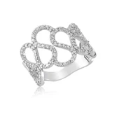 Gümüş Dalgalı Sonsuzluk Bayan Yüzük SL2628 thumbnail 2