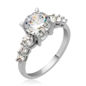 Gümüş Tek Taş Bayan Yüzük  SL2711 thumbnail 2