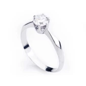 Gümüş Tek Taş Bayan Yüzük  SL2918 thumbnail 1