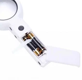 Usb Şarj Edilebilir Katlanabilir 3.510x Büyüteç 8 Ledli Masa Ve Eliçin  Taşınabilir Büyüteç Fs90rc - 3