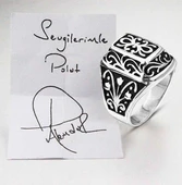 Gümüş Kurtlar Vadisi Erkek Yüzük  SL3040 thumbnail 4