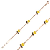 ​Gümüş Rose Arı Figürlü Çocuk Bileklik SL3013 thumbnail 2