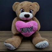 80 Cm Love Kalpli Ayıcık - 1